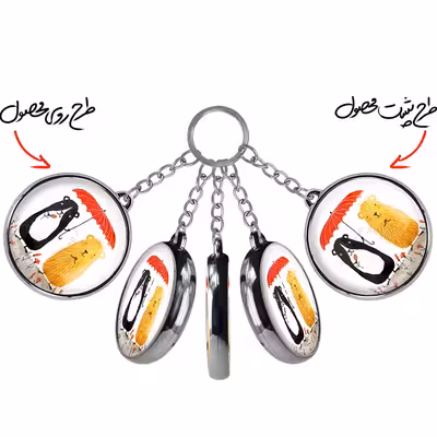 جاکلیدی خندالو طرح موش مدل دوطرفه کد 52285228