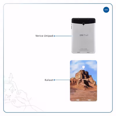 برچسب پوششی ماهوت مدل Kaloot مناسب برای تبلت وریکو Unipad