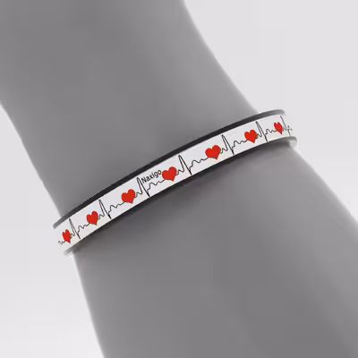 دستبند ناکسیگو طرح ضربان قلب مدل BR5551