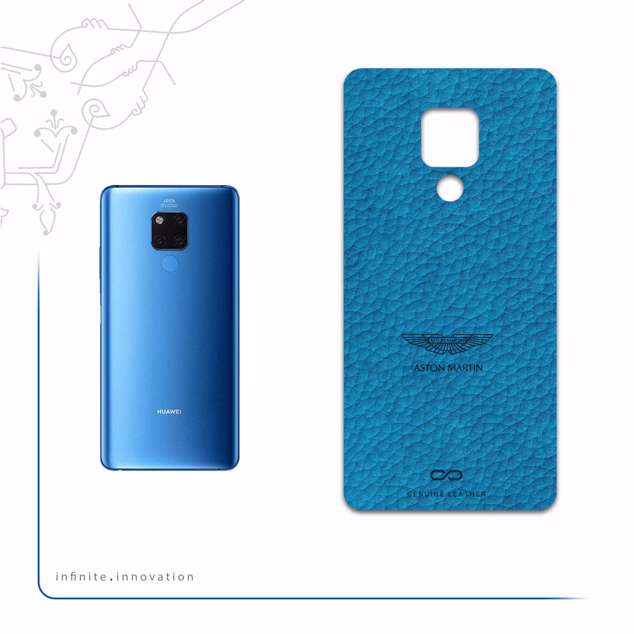 برچسب پوششی ماهوت مدل BL-ASTN_MRTN مناسب برای گوشی موبایل هوآوی Mate 20 X