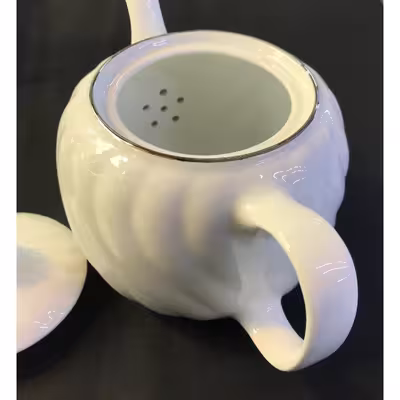 قوری چینی زرین ایران مدل سمن درجه عالي