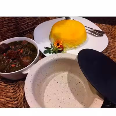 قالب ته چین به گز مدل گرد