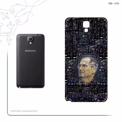 برچسب پوششی ماهوت مدل 2 Collage of Steve Jobs مناسب برای گوشی موبایل سامسونگ Galaxy Note 3 Neo