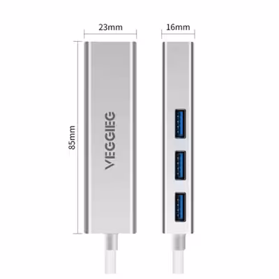 هاب چهار پورت USB3.0 وگیگ مدل U3-3U-S