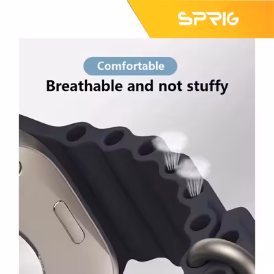 بند اسپریگ مدل Ocean-Alpine مناسب برای اپل واچ Ultra 49 میلی متر مجموعه دو عددی