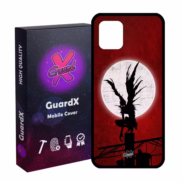 کاور گارد ایکس طرح دفترچه مرگ انیمه مدل Glass10556 مناسب برای گوشی موبایل سامسونگ Galaxy Note 10 Lite / A81
