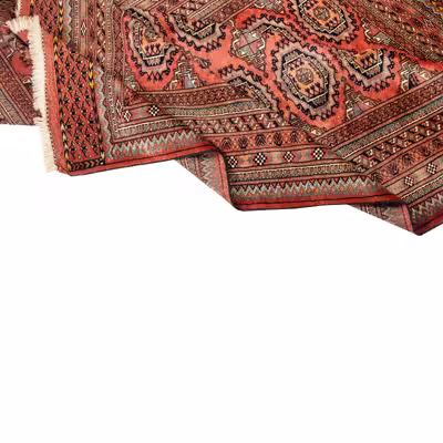 فرش دستبافت سه متری مدل ترکمن کد 40.1945