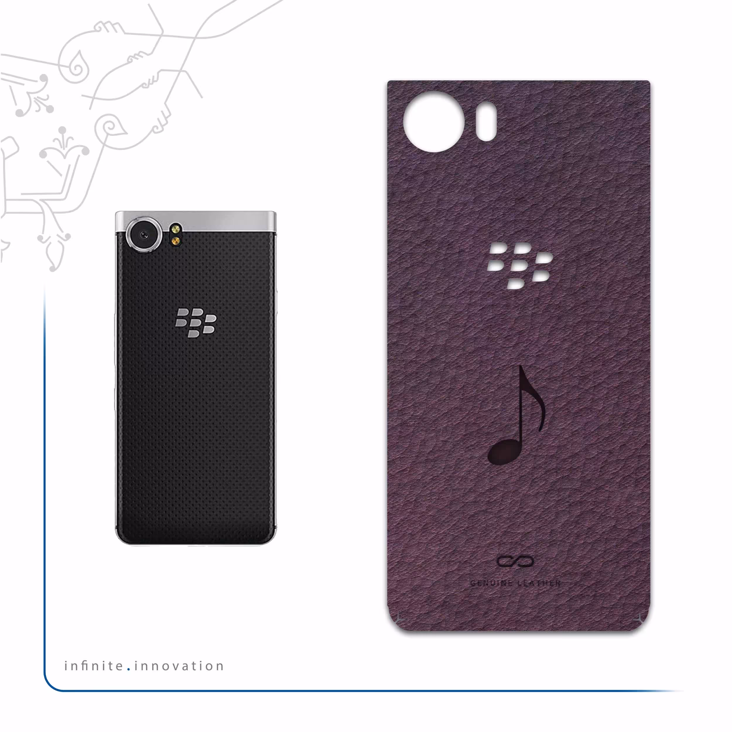 برچسب پوششی ماهوت مدل PL-CHNG مناسب برای گوشی موبایل بلک بری KEYONE