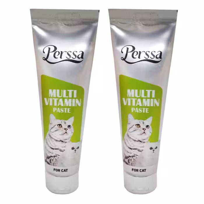 خمیر مولتی ویتامین گربه پرسا مدل Multi Paste وزن 100 گرم بسته 2 عددی