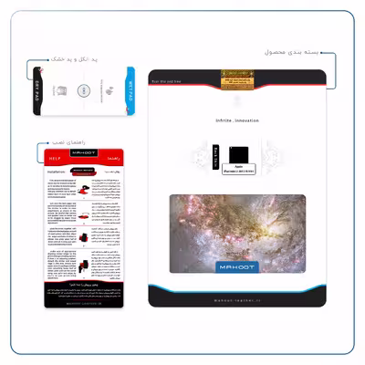 برچسب پوششی ماهوت مدل Universe-by-NASA-5 مناسب برای تبلت اپل iPad mini 2 2013 A1491