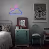 چراغ دیواری نئون دیزاین طرح Cloud-Vs-Moon_BL