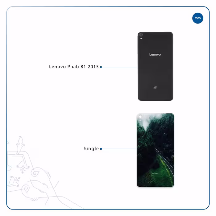 برچسب پوششی ماهوت مدل Jungle مناسب برای تبلت لنوو Phab B1 2015