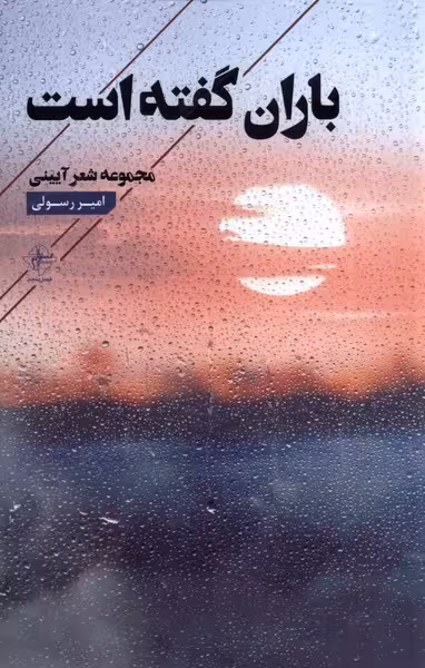 کتاب باران گفته است اثر امیر رسولی