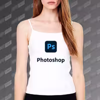 تاپ زنانه طرح Photoshop TS-488