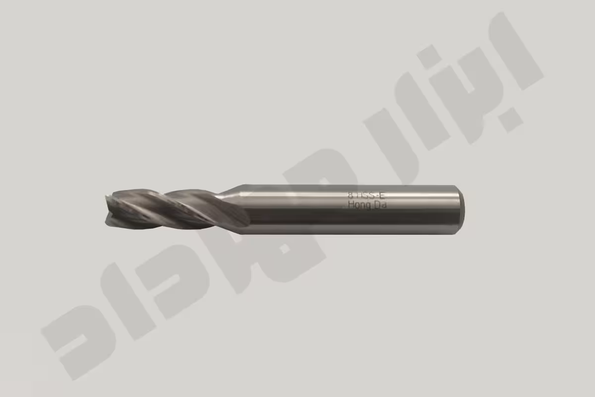 فرز انگشتی 4 پر سایز 8 میلیمتر HSS-E برند HongDa