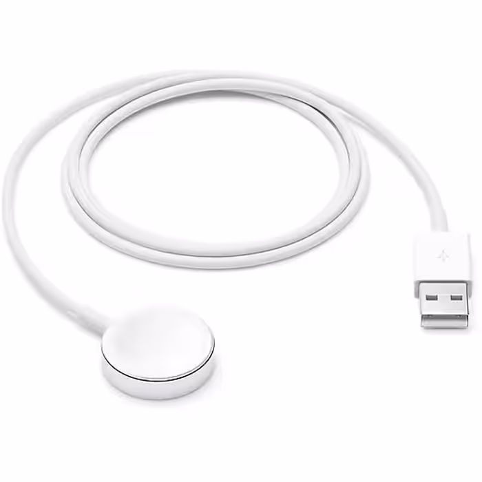 شارژر مغناطیسی واچ با پورت USB (ساعت طرح اپل)