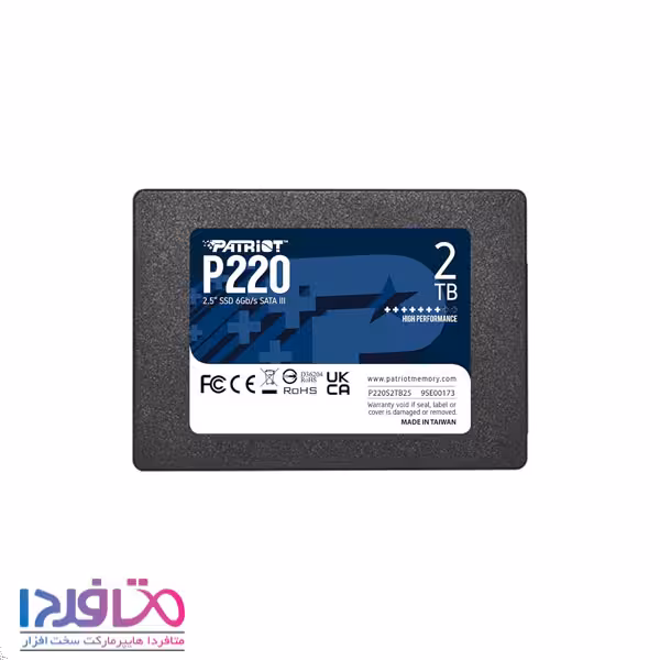 اس اس دی پاتریوت مدل P220 ظرفیت 2 ترابایت