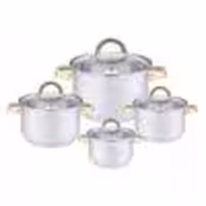 سرویس قابلمه 8 پارچه استیل هاوس رولند مدل HausRoland 8Pcs HR148
