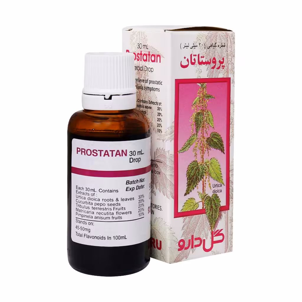 قطره گیاهی پروستاتان گل دارو Goldaru Prostatan Herbal Drop
