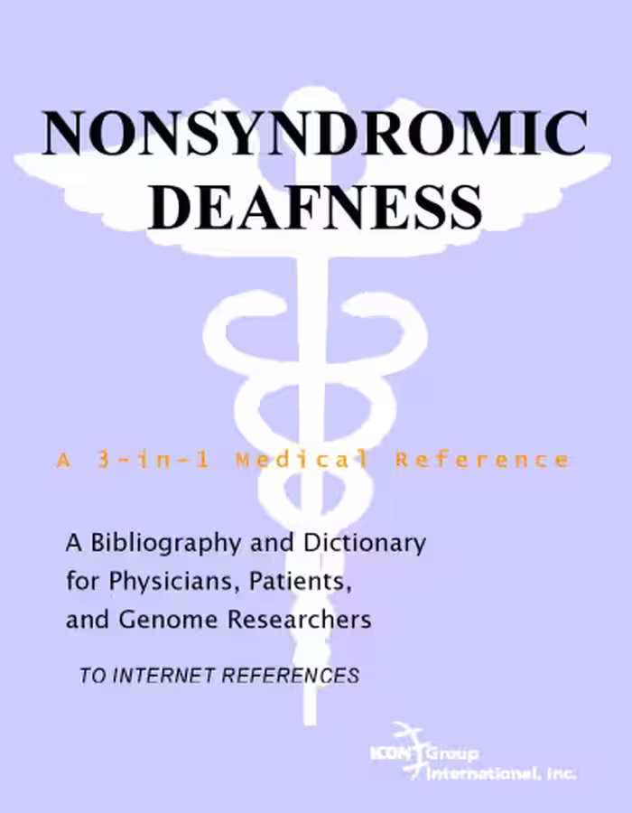 خرید و دانلود نسخه کامل کتاب Nonsyndromic Deafness - A Bibliography and Dictionary for Physicians, Patients, and Genome Researchers
