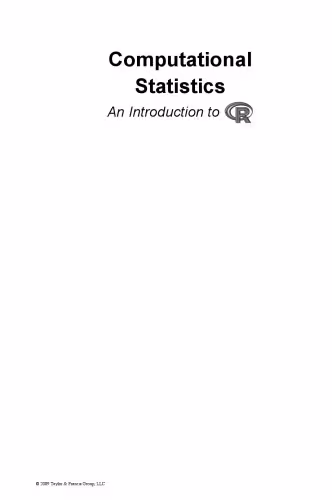 خرید و دانلود نسخه کامل کتاب Computational statistics : an introduction to R