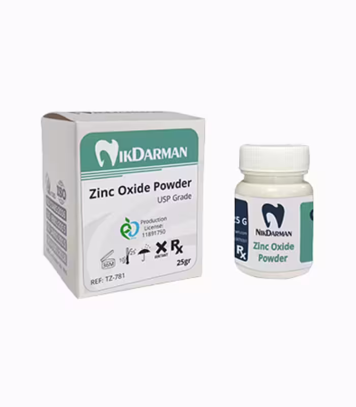 پودر زینک اکساید نیک درمان – NikDarman Zinc Oxide Powder