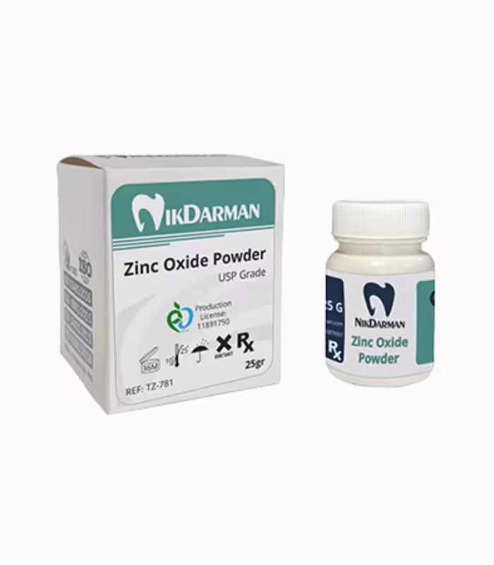 پودر زینک اکساید نیک درمان – NikDarman Zinc Oxide Powder