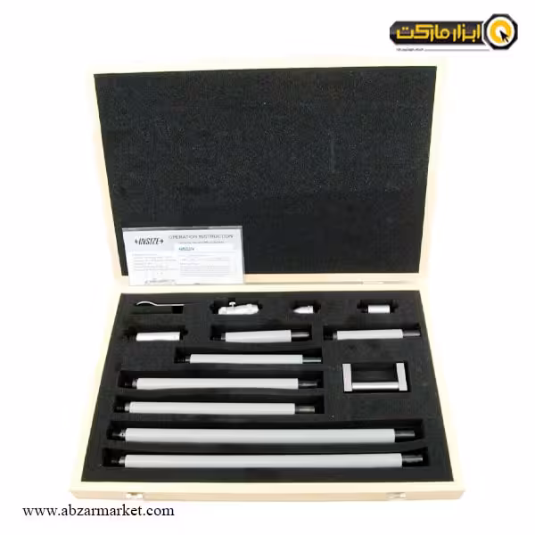 ست میکرومتر لوله اینسایز داخل سنج 1500-50 میلی متر (با گارانتی شرکتی) مدل 1500-3222