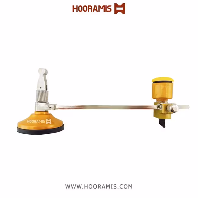 گرد بر نفت خور 20 سانتیمتری شیشه (رنگ طلائی)