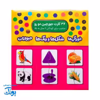 جورچین خوراکی ها، شکل ها، رنگ ها و حیوانات نردبان (3 بسته در یک پک)