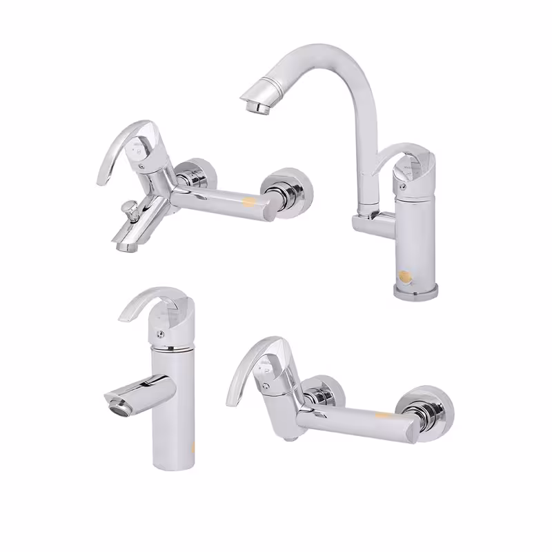 ست چهار تکه شیرآلات شادان مدل تنسو