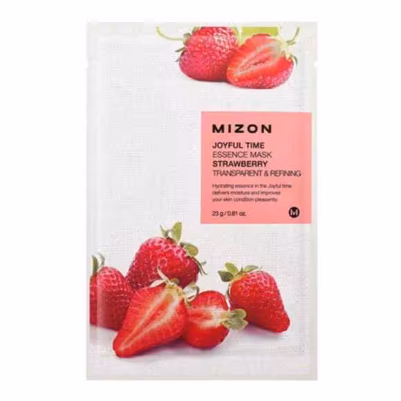 ماسک ورقه ای توتفرنگی میزون ( mizon strawberry mask )