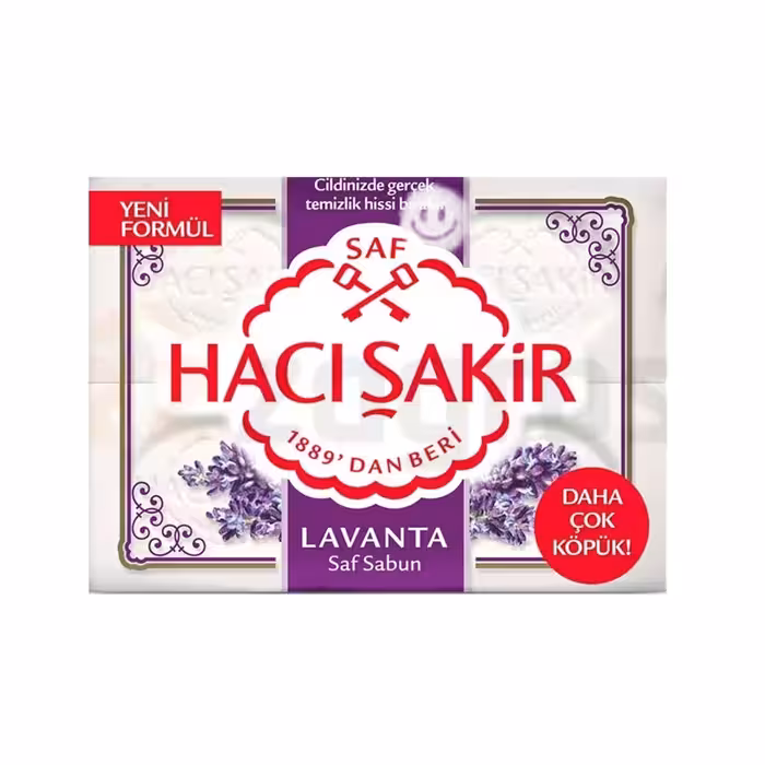 صابون حمام و رخت حاجی شاکر ترکیه بسته 4 تایی | amazonchi