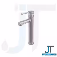 شیر روشویی پایه بلند اهرمی کروم خش دار آریانا (مدل آنتیک)