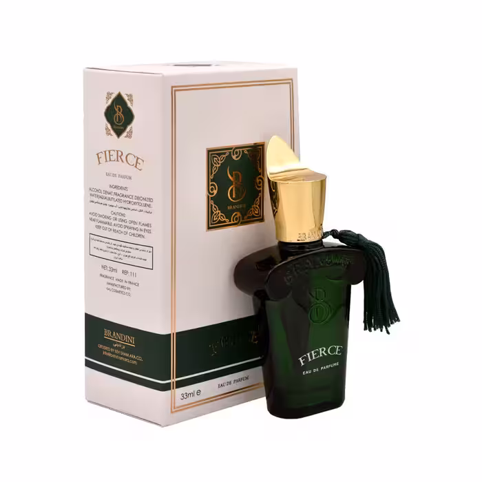 عطر جیبی مردانه برندینی مدل فیرس Fierce حجم 33 میلی لیتر | Brandini Fierce Eau De Parfum for men 33 ml