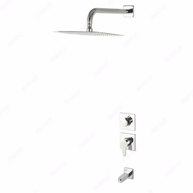 شیرهای حمام توکار ویوات راسان مدل فلت کلاس 2 کروم