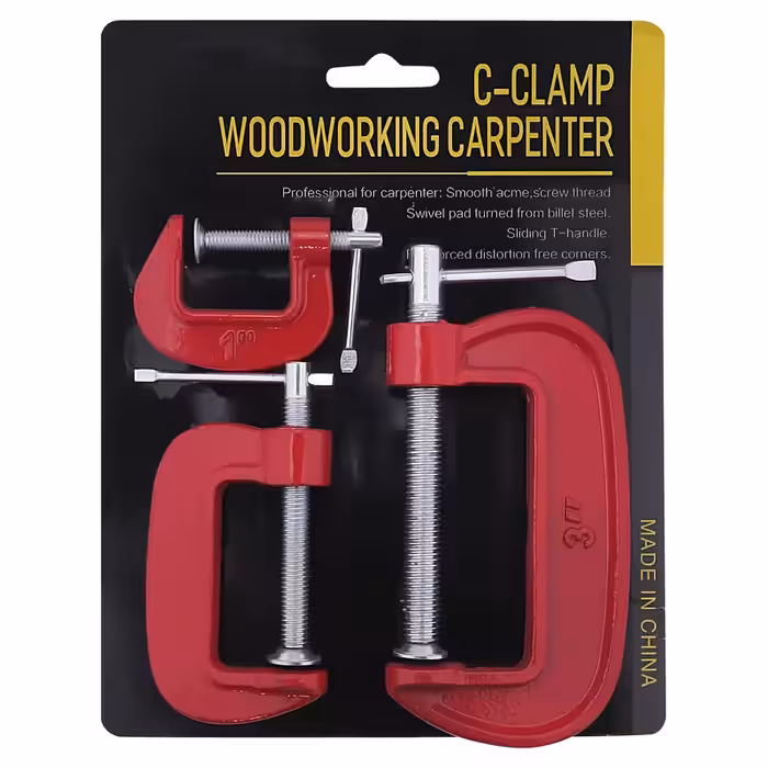 گیره سی کلمپ مدل C -CLAMP -3 بسته 3 عددی