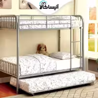 تخت خواب فلزی دو طبقه آنیسا مدل S70