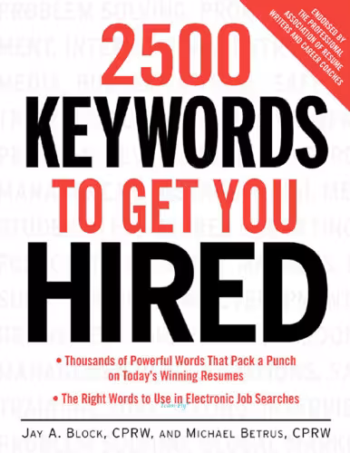 خرید و دانلود نسخه کامل کتاب 2500 Keywords to Get You Hired