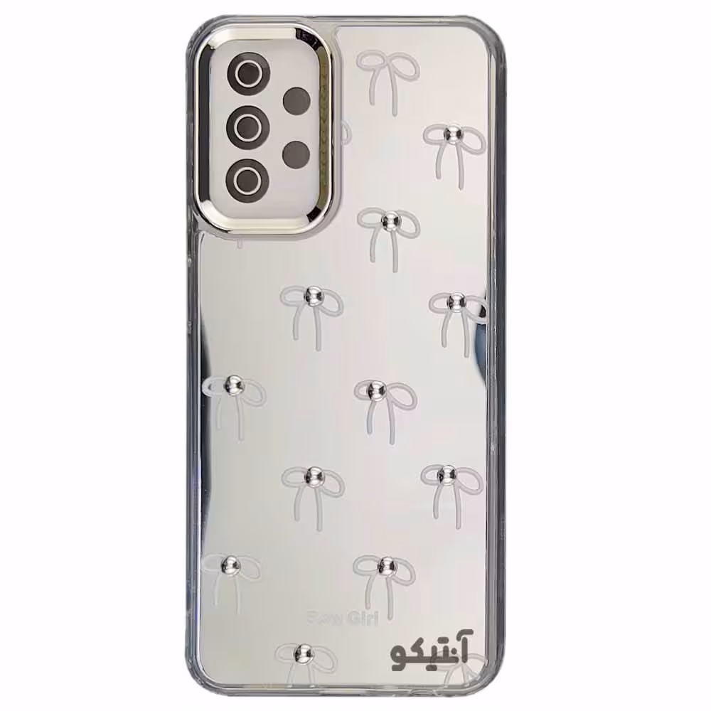 قاب Samsung A04s / A13 / A32-5G مدل آیینه ای مرواریدی طرحدار- کد41130