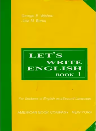 let's write English 1