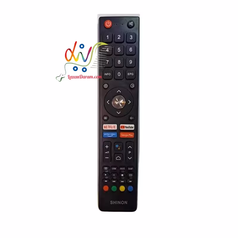کنترل تلویزیون شینون نتفلیکس دار مدل 4K