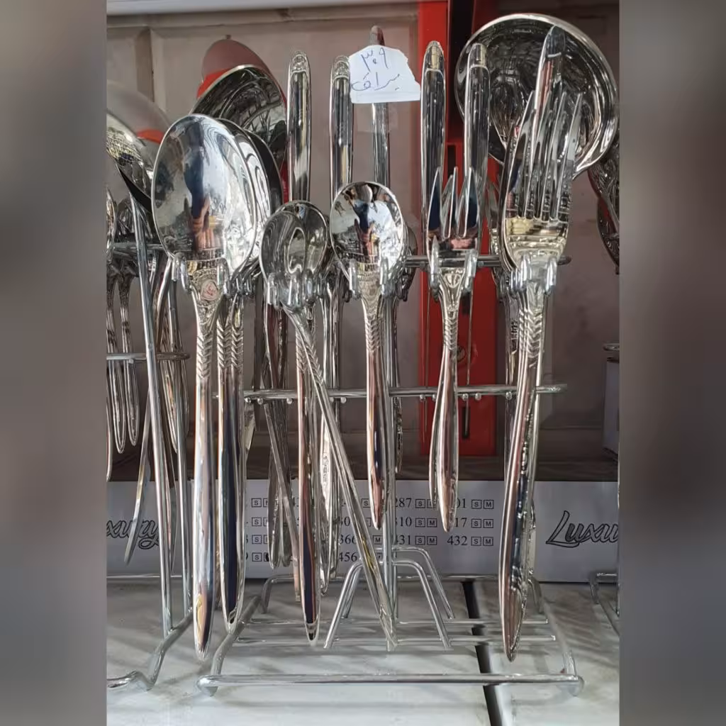 سرویس قاشق چنگال 40 پارچه 6 نفره اس جی مدل 309m