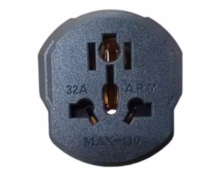 تبدیل برق دوشاخه به 3 شاخه 32 امپر ماکس max-110