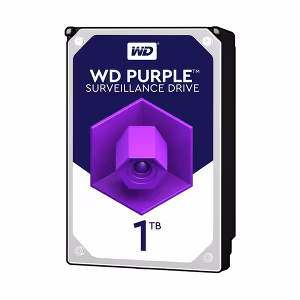 هارددیسک اینترنال وسترن دیجیتال مدل Purple ظرفیت 1 ترابایت