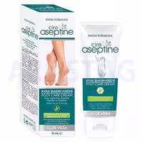 کرم ترک پا آسپتین Cire Aseptine حاوی عصاره آلوئه ورا حجم 75 میلی