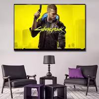 تابلو طرح CYBERPUNK