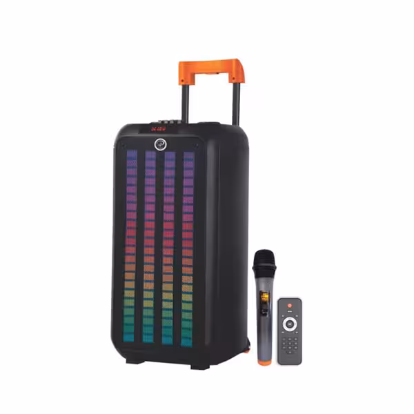 اسپیکر بلوتوثی قابل حمل ایکس پی مدل XP-M1211A به همراه میکروفون و ریموت کنترل