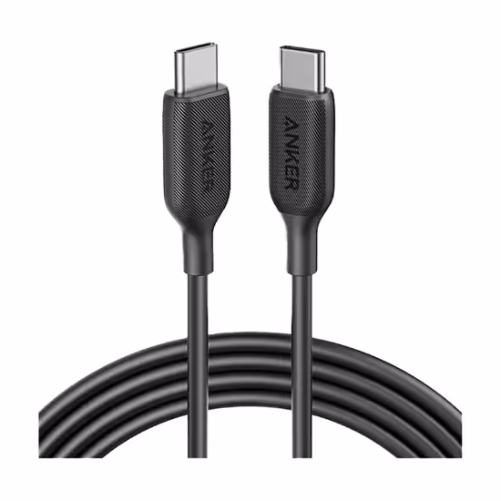 کابل 90 سانتی‌متر USB-C به USB-C انکر مدل Anker PowerLine III A8852