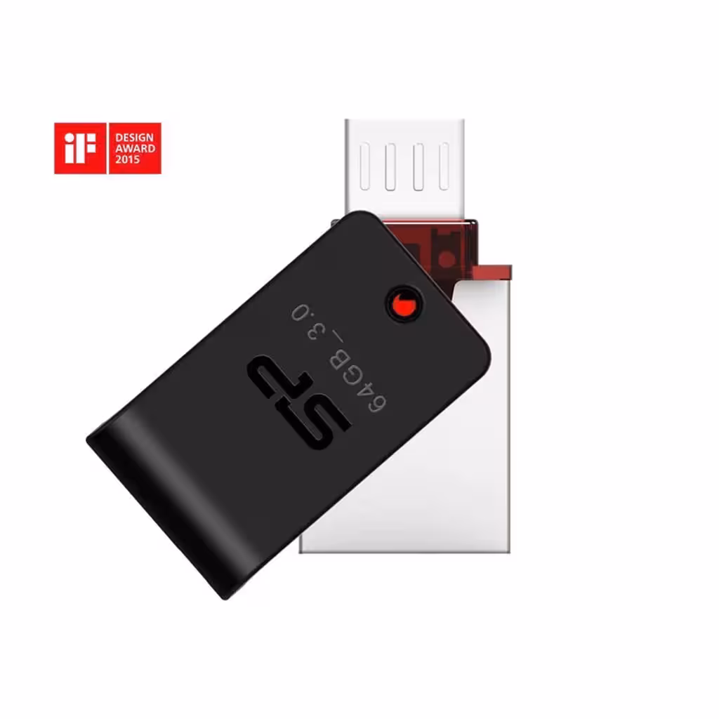 فلش مموری او تی جی میکرو سیلیکون پاور مدل Silicon Power Mobile X31 USB3.0 MicroUSB ظرفیت 16 گیگابایت